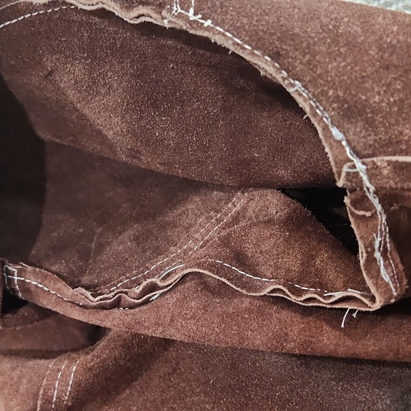 70s Vintage Western Snap Brown Suede Jacket, Mens SMALL, Womens Medium - Picture 8 of 8